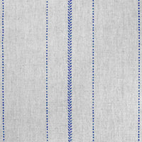 Inari Night Blue - Curtain fabric with Blue striped print