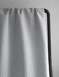 Nikolet Night Blue - Curtain fabric, classic Blue pattern