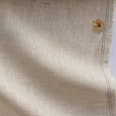 Oatmeal Linen fabric - 100% Linen. Linara Oatmeal by Ada & Ina