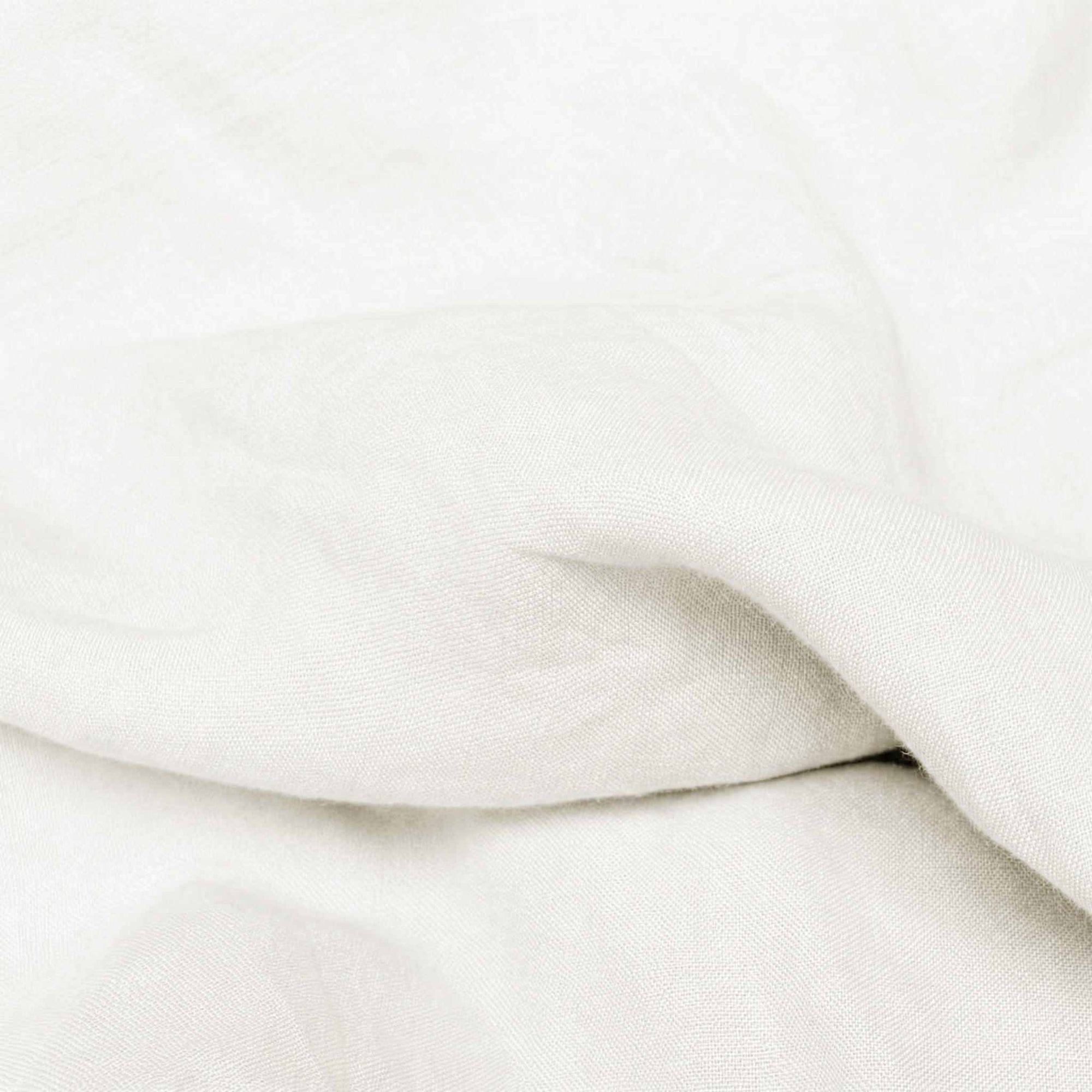 Off white Linen Fabric - close-up. Mariana Off-white by Ada & Ina