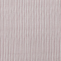 Maisa Peony - Linen curtain fabric, Pink stripes