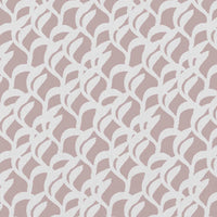 Edlyn Peony-WHT - White curtain fabric with Pink abstract botanical print