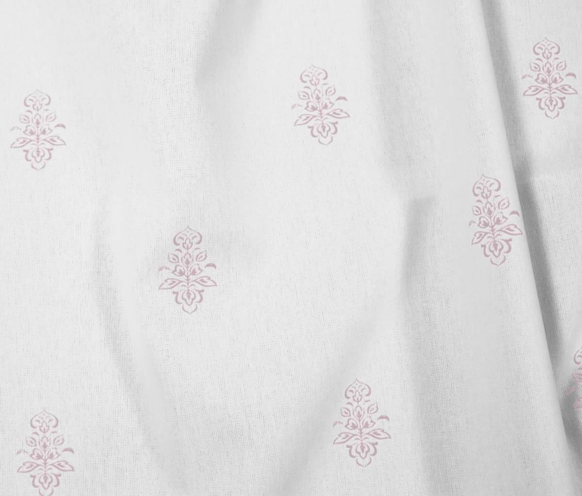 Lisana Peony - Curtain fabric with Pink abstract print