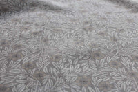 Ruth Powder Sand - Linen Curtain Fabric - Botanical Pattern
