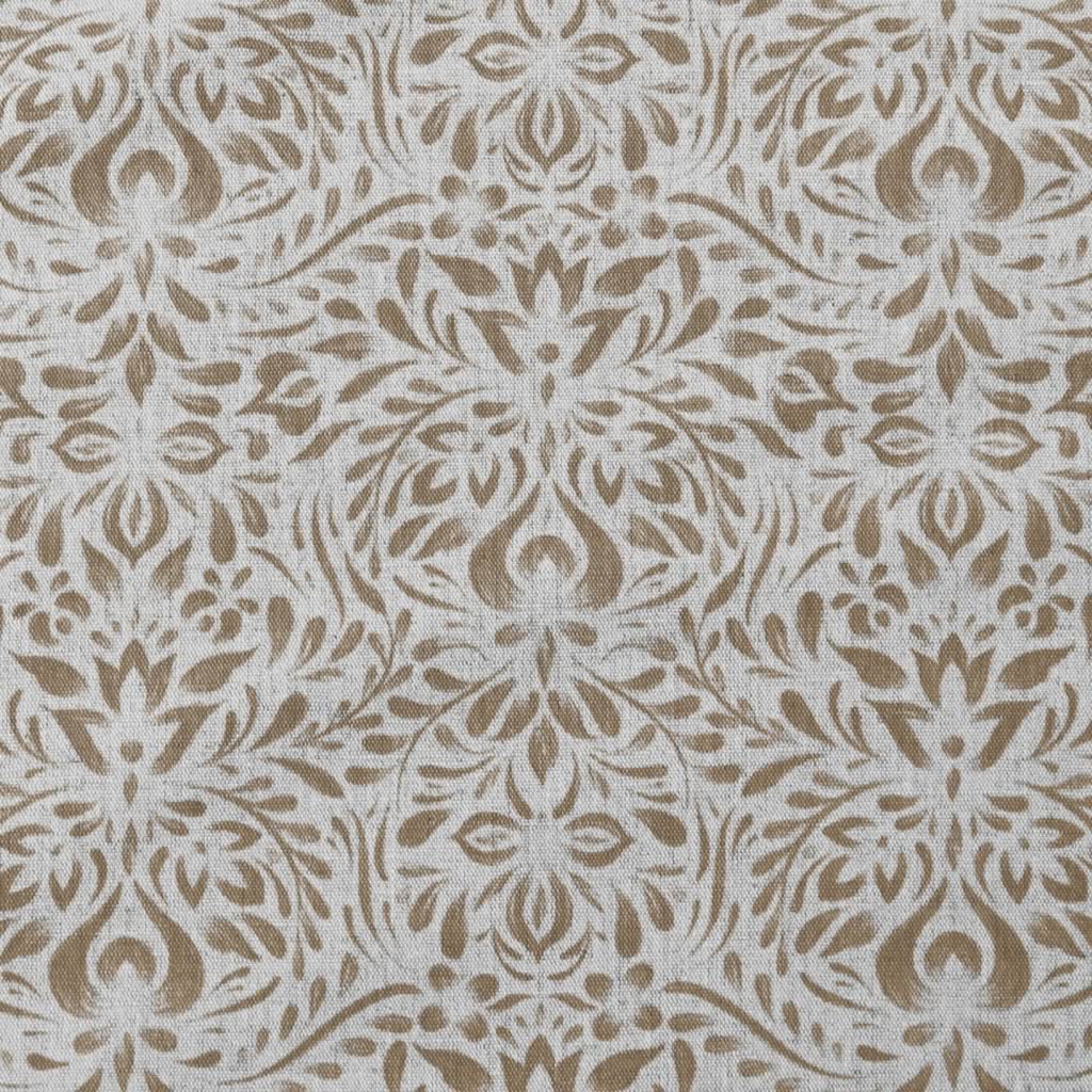 Jasmi Sand- Curtain fabric with Brown abstract print
