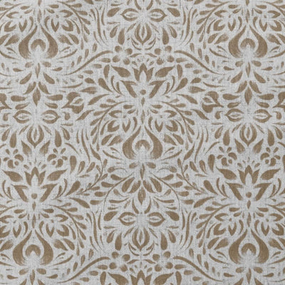 Jasmi Sand- Curtain fabric with Brown abstract print