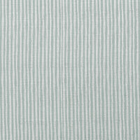Maisa Sea Breeze - Linen curtain fabric, light Blue stripes