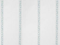 Helena Shadow Blue - curtain fabric with Light Blue striped print