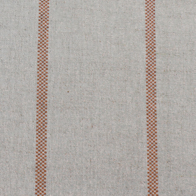 Ronja Tangerine - Curtain fabric with Orange stripes