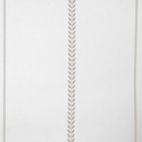 Berit Taupe - curtain fabric with Beige striped print