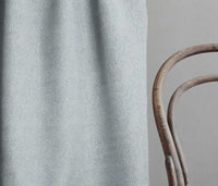 Erica True Blue - Curtain fabric with Light Blue abstract print