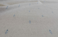 Asli True Blue - Natural fabric with classical Blue pattern