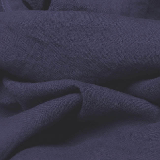 Ulrike Ultimate Fig - Stonewashed linen cotton Purple fabric, for curtains and blinds.