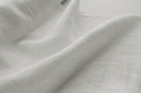Pure White Linen Fabric - Perfect Brilliant White Linen Fabric for Curtains