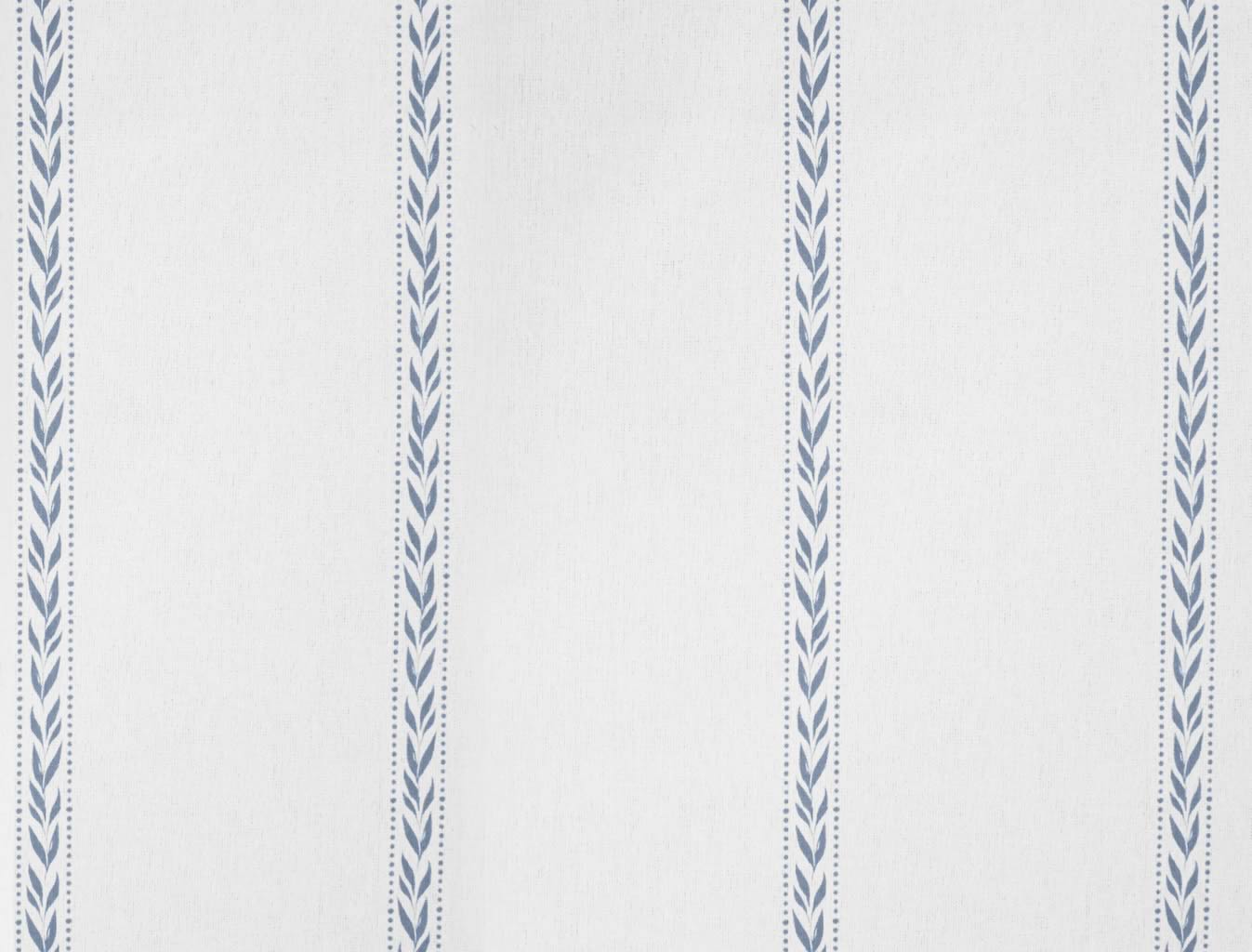 Helena Agate Blue - curtain fabric with Blue striped print