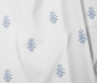 Lisana Agate Blue - Curtain fabric with Blue abstract print