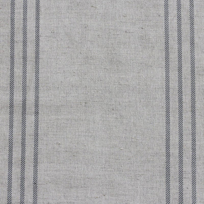 Telma Ash - Curtain fabric with Grey stripes