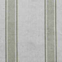 Bella Moss - Curtain fabric with Green stripes