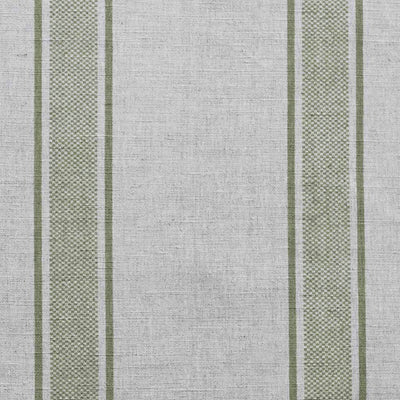 Bella Moss - Curtain fabric with Green stripes