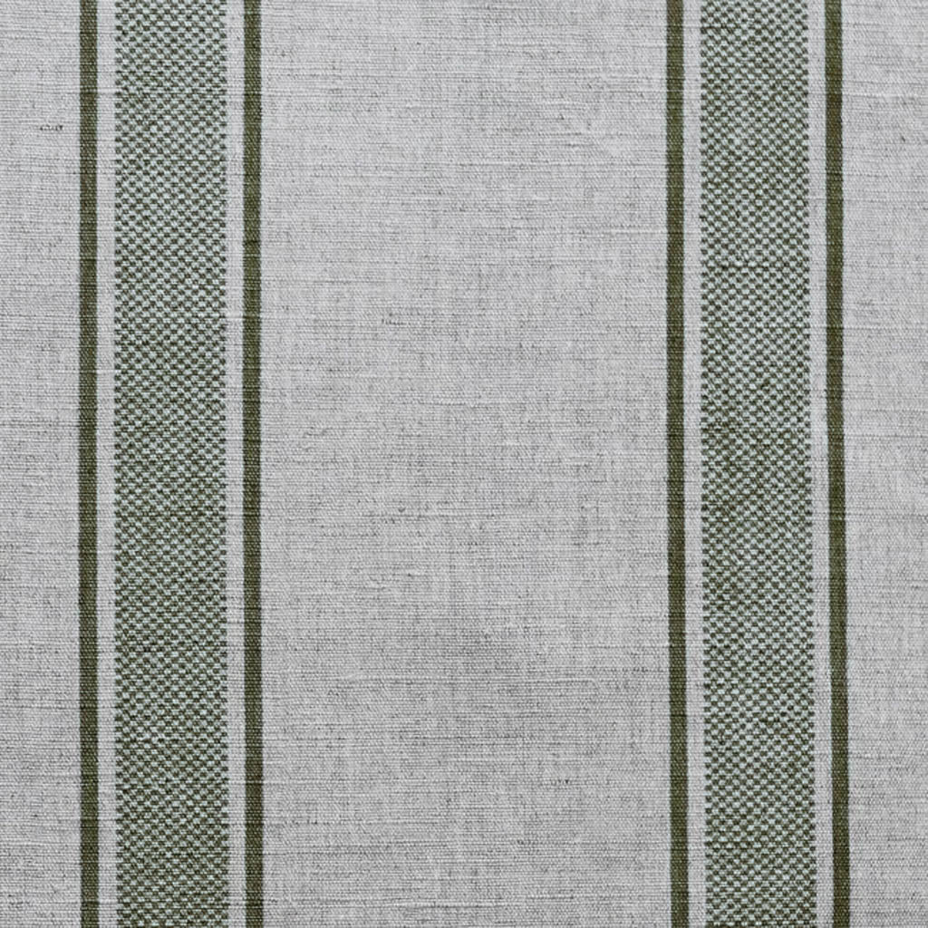 Bella Sea Weed - Curtain fabric with Green stripes