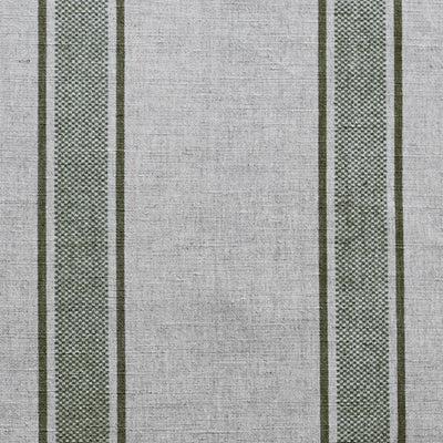 Bella Sea Weed - Curtain fabric with Green stripes