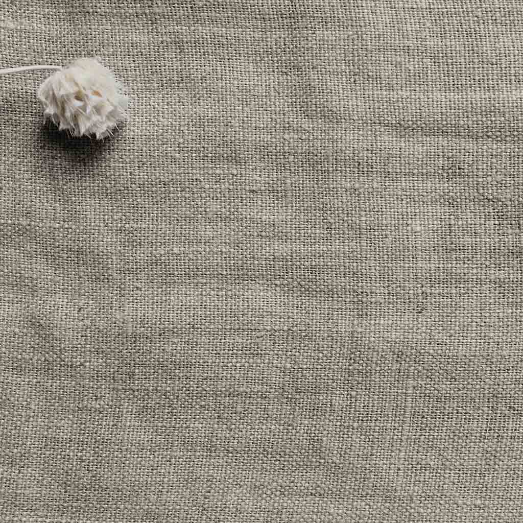 Bianco Natural - Prewashed Natural Linen Fabric