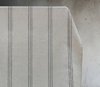 Telma Black - Curtain fabric with Black stripes