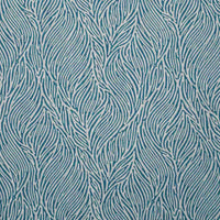Erica Blue Stone - Curtain fabric with Blue abstract print