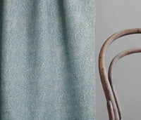 Erica Blue Stone - Curtain fabric with Blue abstract print