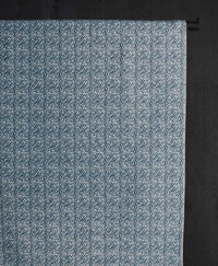 Malena Blue Stone - Blue patterned fabric