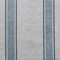 Bella Blue Stone - Curtain fabric with Blue stripes
