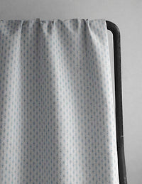 Nikolet Blue Stone - Curtain fabric, classic Blue pattern