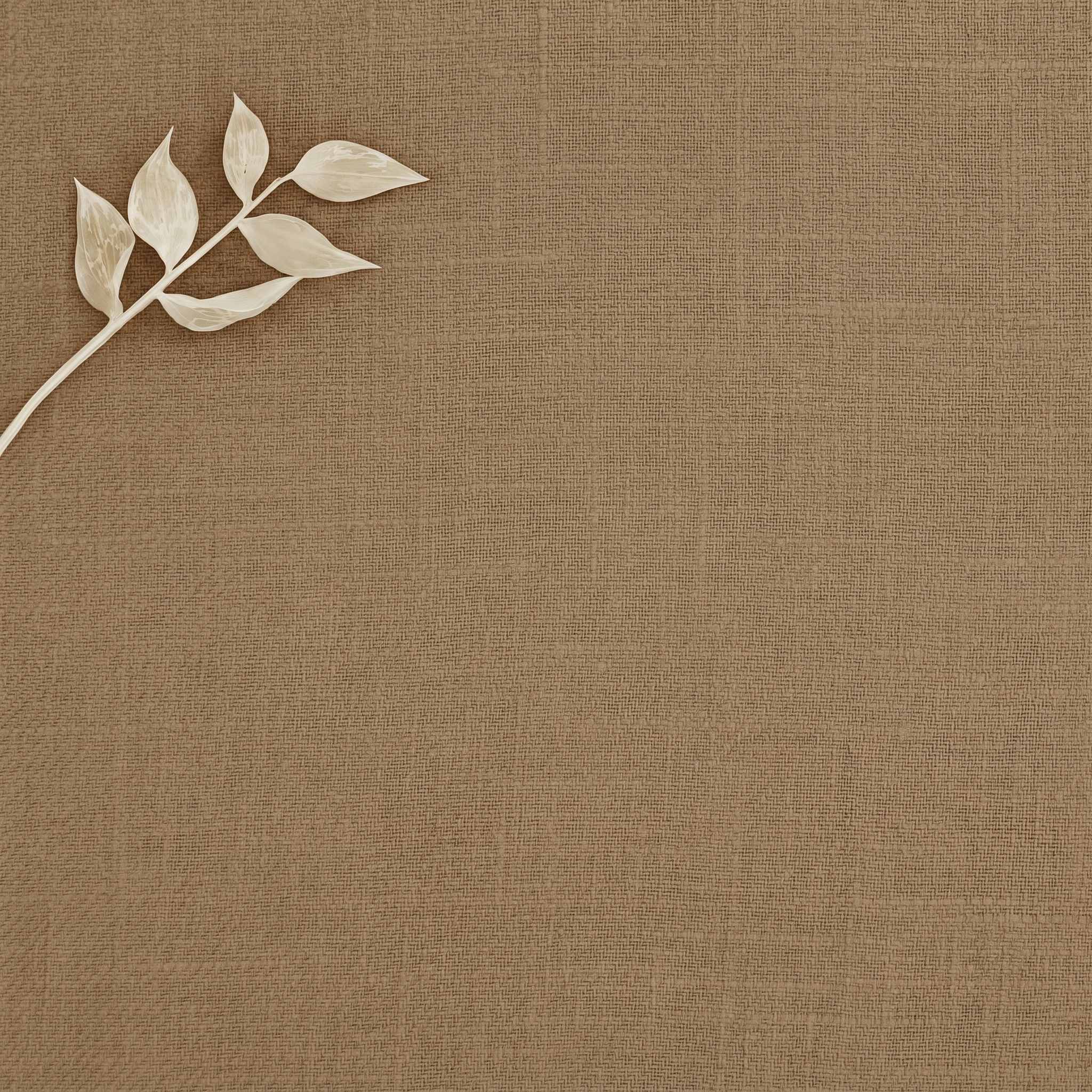 Bronze Brown Linen Cotton fabric. Very soft. Enni Bronze by Ada & Ina