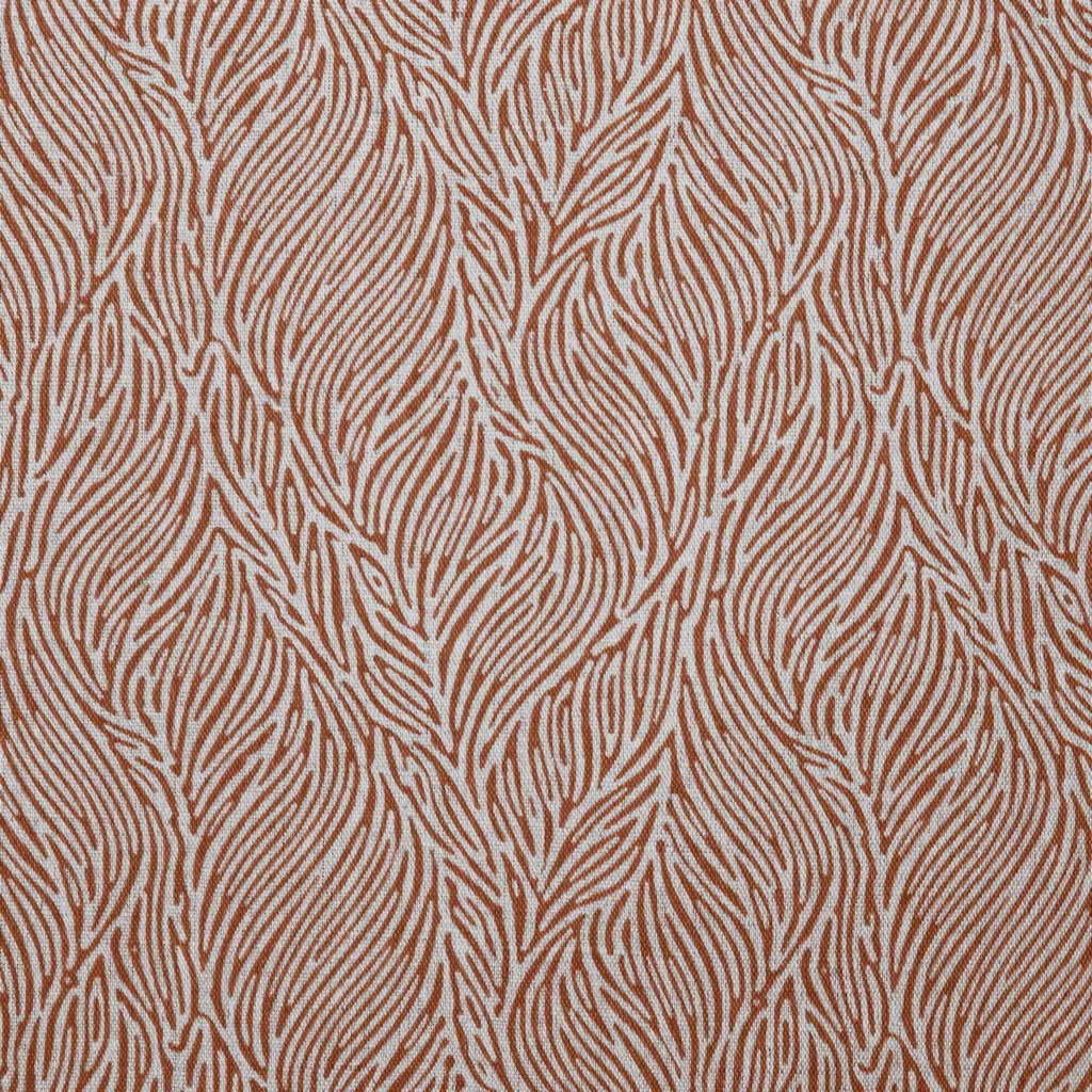 Erica Burnt Orange - Curtain fabric with Orange abstract print