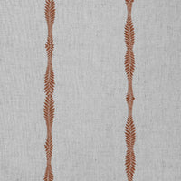 Irina Terracotta - Curtain fabric with Orange abstract print