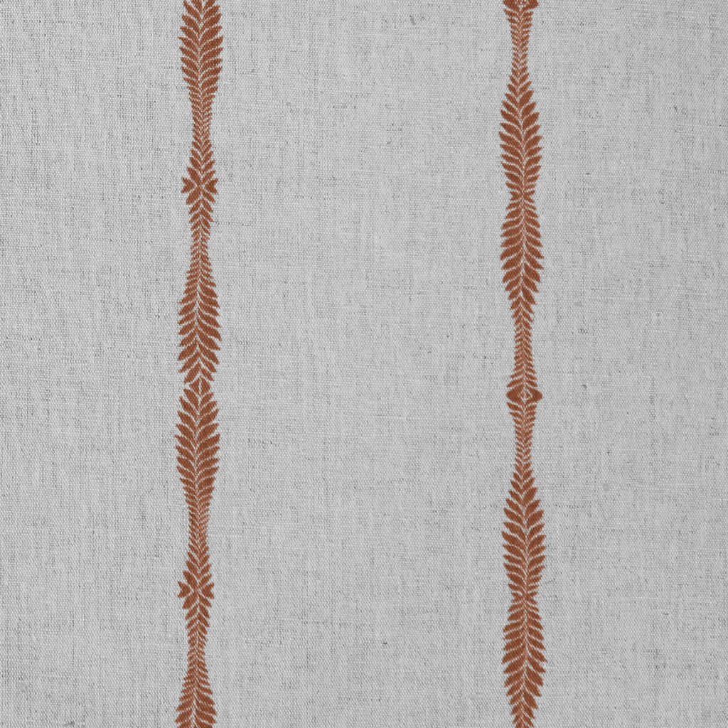 Irina Terracotta - Curtain fabric with Orange abstract print