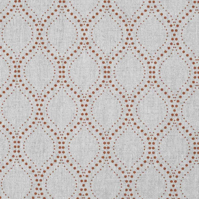 Sara-NAT Burnt Orange - Curtain fabric with Orange abstract print
