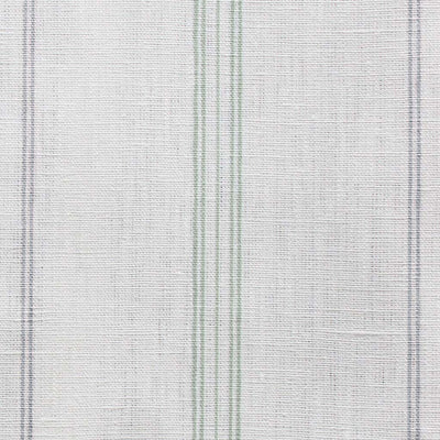 Elise Meadow-WHT - vertical two tone striped fabric.