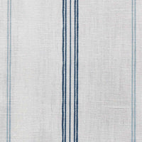Elise Blue-WHT - vertical two toned striped fabric.