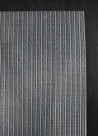 Lydia Charcoal - Grey striped fabric