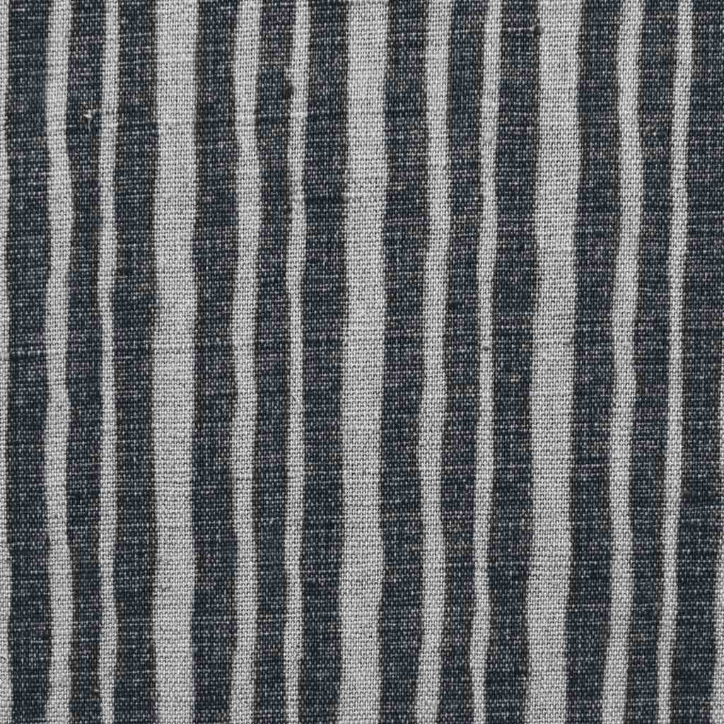 Lydia Charcoal - Grey striped fabric