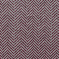 Hugo Cherry Curtain fabric, abstract red herringbone pattern