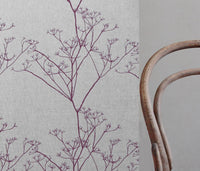 Chervil Grape Linen Bettvolant