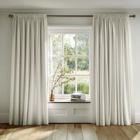 Amara Chiffon - Light grey 100% Cotton Curtains
