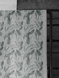 Fernia Dark Pine - Fabric for curtains with Dark Green pattern