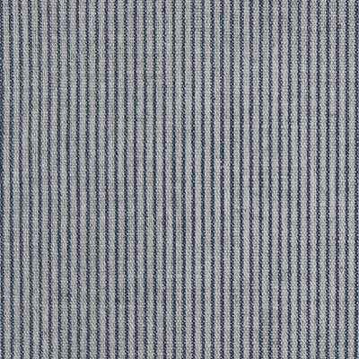 Pinni Deep Blue - Curtain fabric with Dark Blue striped print