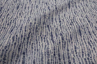 Dora Deep Blue- Fabric for curtains, Blue