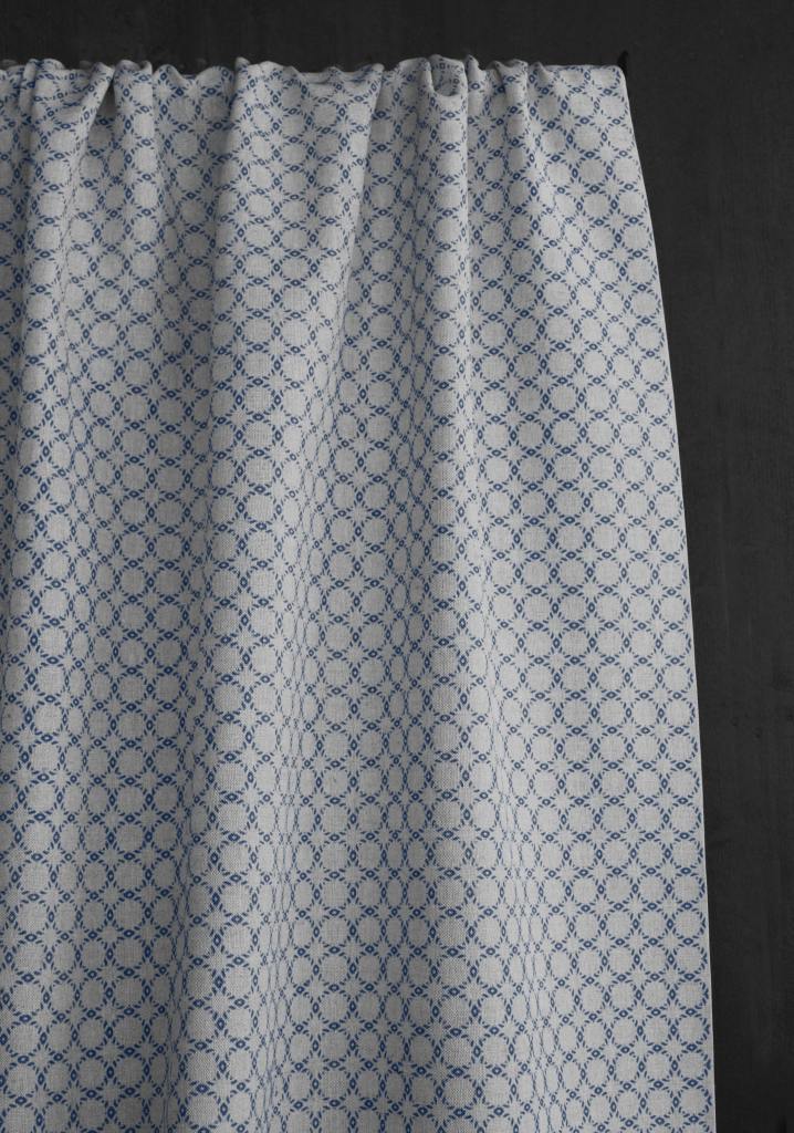 Rosalina Denim  - Blue patterned fabric