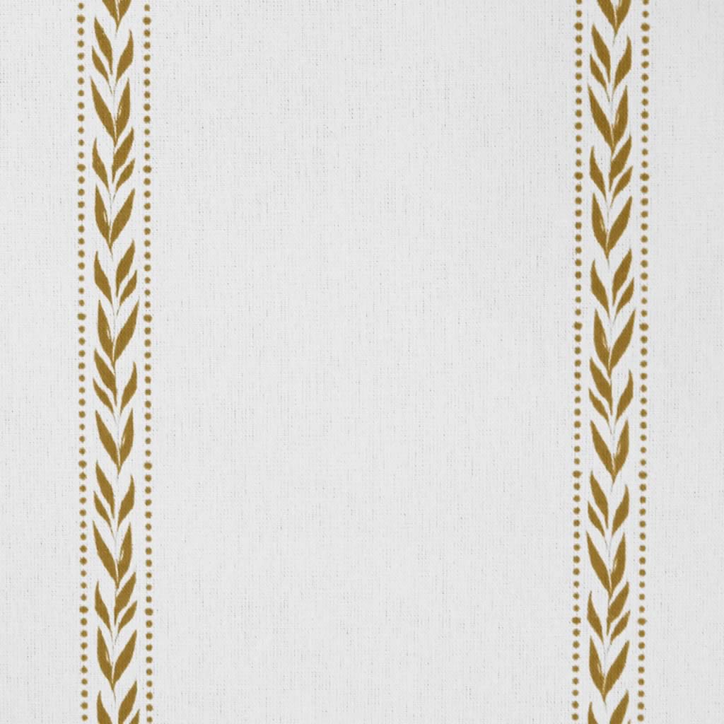 Helena Dijon - curtain fabric with Yellow striped print