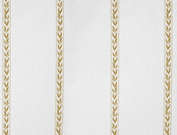Helena Dijon - curtain fabric with Yellow striped print